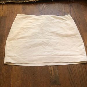 Express White Mini Skirt